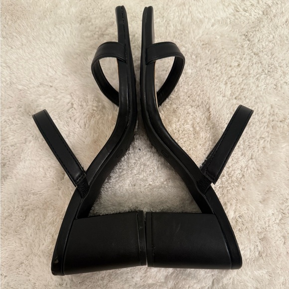 Elegant Black Women's Block Heels - Picture 6 of 10